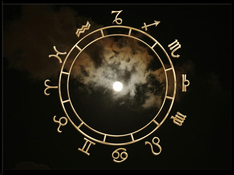 astrology, pagan, chart, horoscope, HD wallpaper
