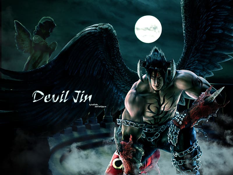 Tekken, Wings, Warrior, Angel, Video Game, Tekken 6, Devil Jin (Tekken), HD wallpaper