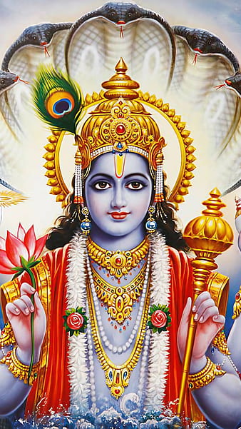 Vishnu Bhagwan, Sheshnag Background, lord, god, HD phone wallpaper | Peakpx