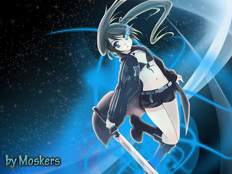 Black rock shooter, miku, black, rock, shooter, HD wallpaper | Peakpx