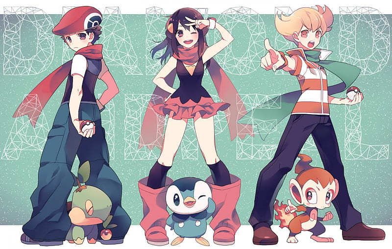 Pokémon Brilliant Diamond & Shining Pearl - Pokémon Trainer Dawn & Lucas