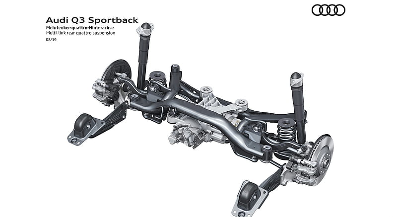 2020 Audi Q3 Sportback - Multi-link rear quattro suspension, car, HD ...