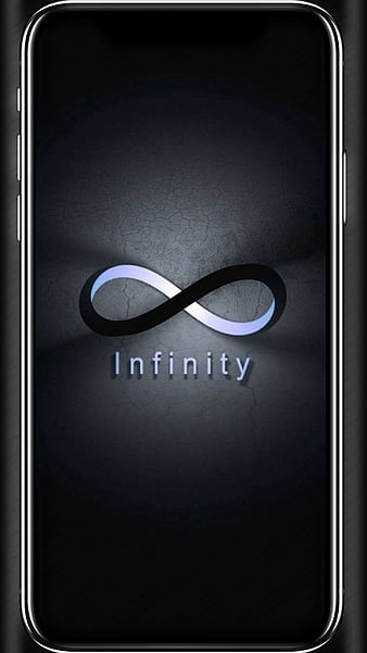 Infinity, black, blue, eternity, HD phone wallpaper