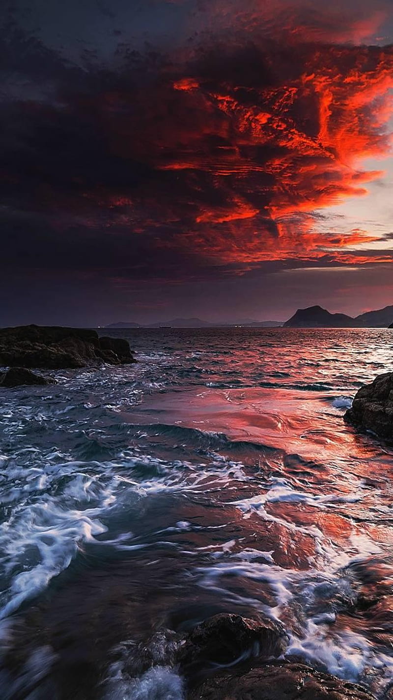 Sunset beauty beautiful sea nature landscape ocean wallpaper | 1920x1200 |  801046 | WallpaperUP