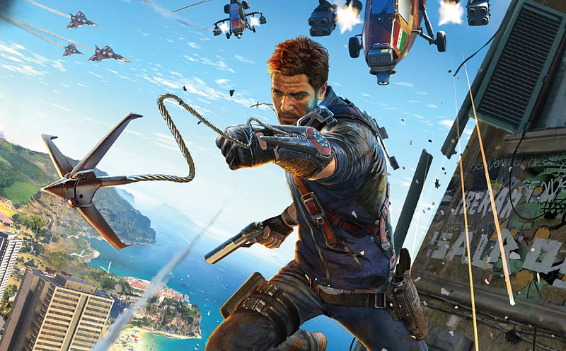 just cause 3, just, warrior, cause, helicopter, HD wallpaper
