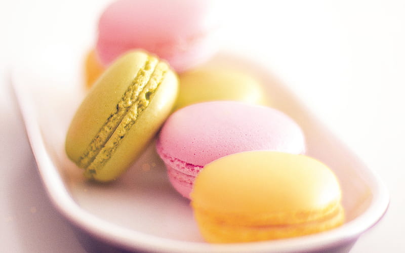 macaroon, food, cookie, eat, hungry, flare, HD wallpaper