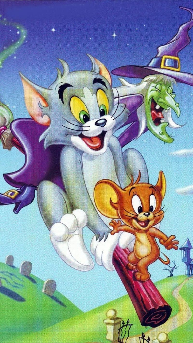 Tom And Jerry Cartoon, Witch Groom, animated, HD phone wallpaper