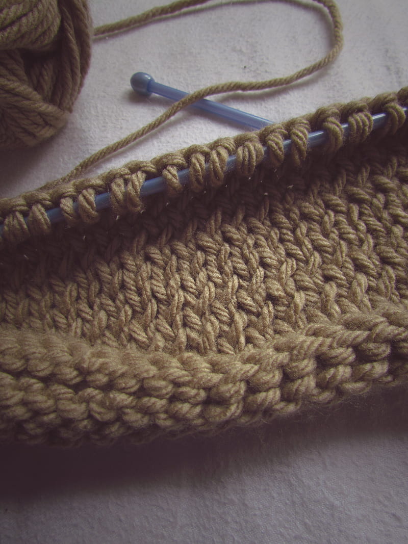 knitting, threads, knitting needles, handicrafts, hobbies, HD phone wallpaper