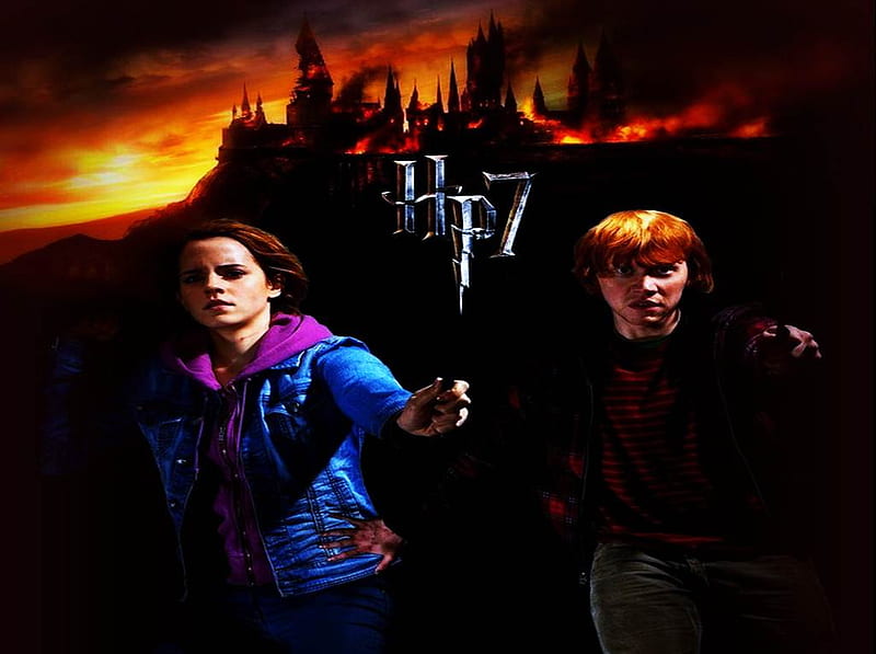 Hermione and Ron, rg, wgt, vsdfv, g, w, ew, HD wallpaper
