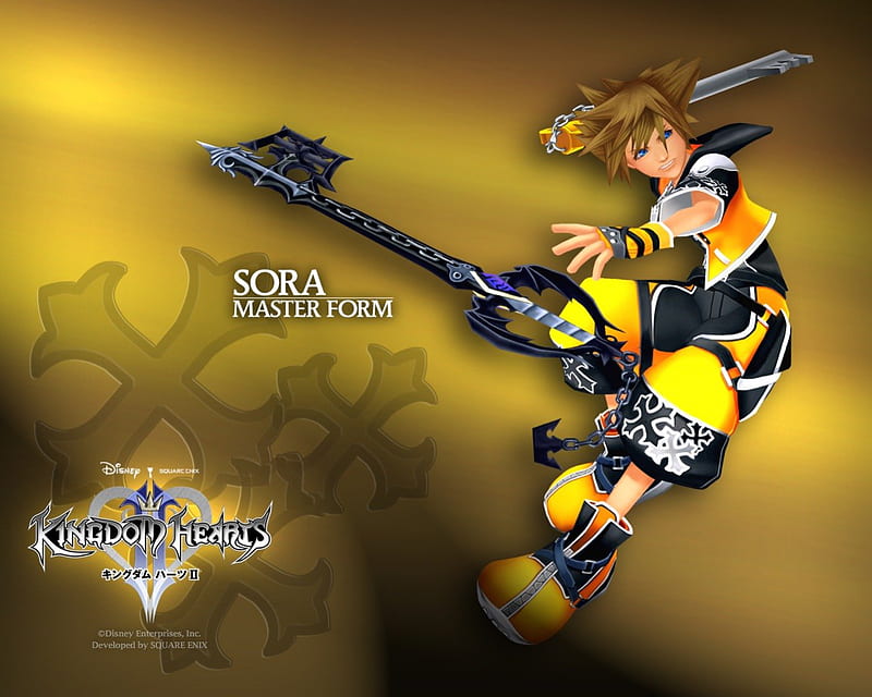 Sora Master Form Kingdom Hearts Ii Games Sora Hd Wallpaper Peakpx