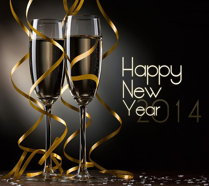 Happy New Year, 2014, HD wallpaper