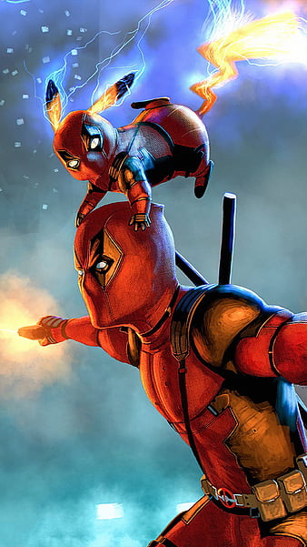 Download wallpaper Deadpool digital art 1920x1080