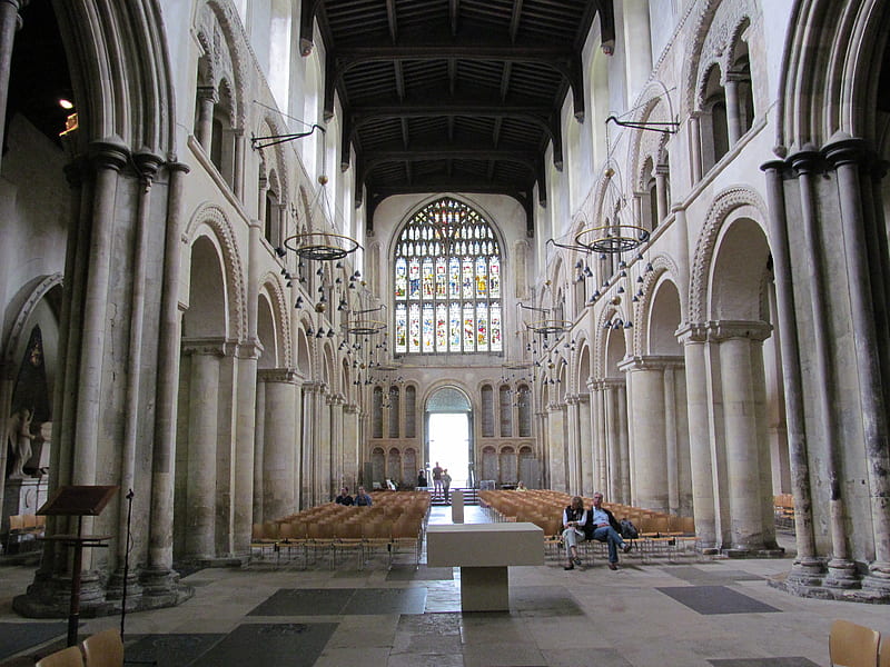 Main Aisle, Churches, Religious, Cathedrals, Rochester, UK, Worship, HD wallpaper