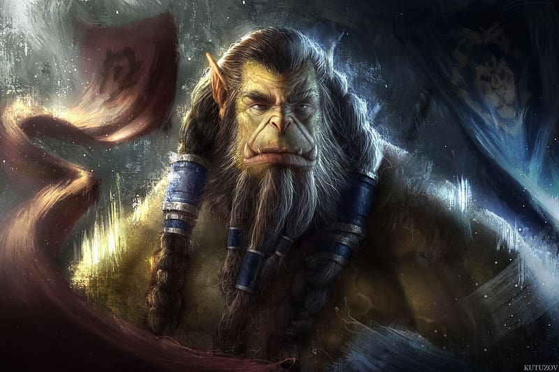Warcraft, Warrior, Video Game, World Of Warcraft, Orc, Thrall (World Of Warcraft), HD wallpaper