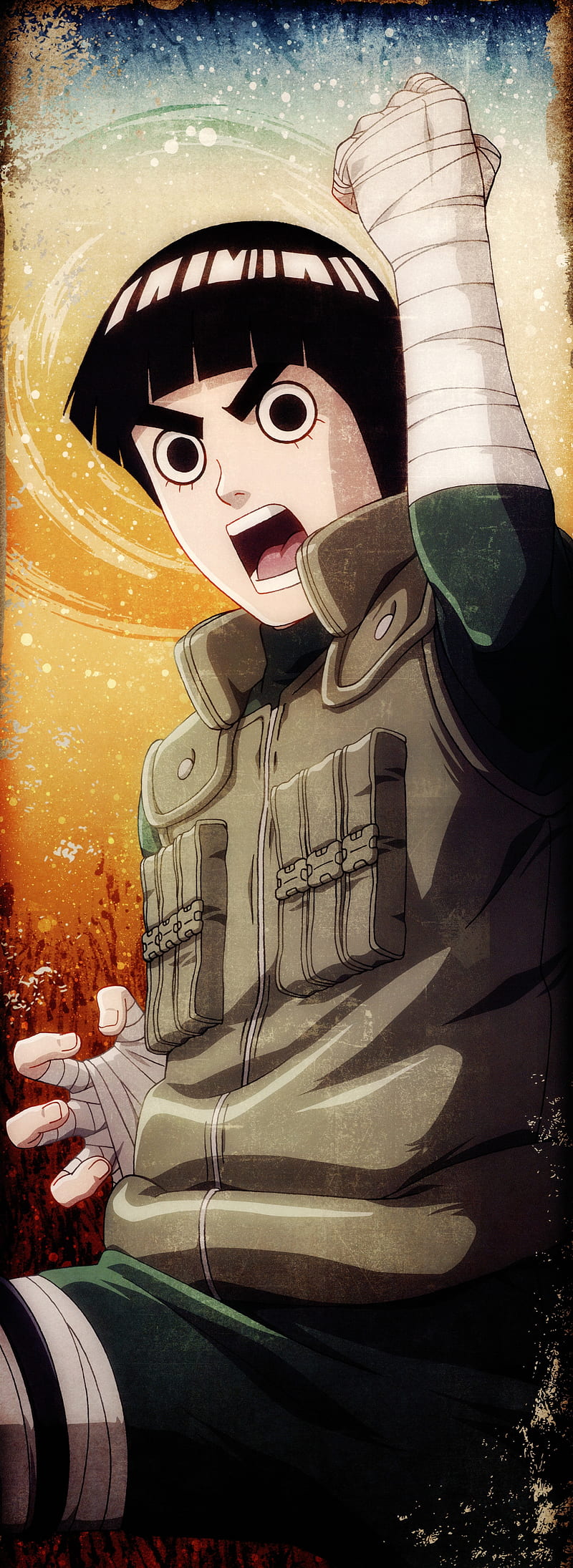 Naruto (anime), Naruto Shippuuden, Rock Lee, HD phone wallpaper