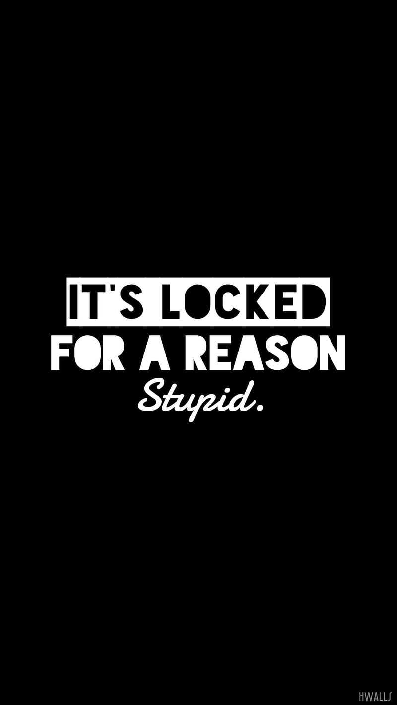Locked-You Stupid, future, hit, lock, look, memes, popular, quotes, screen,  HD phone wallpaper | Peakpx