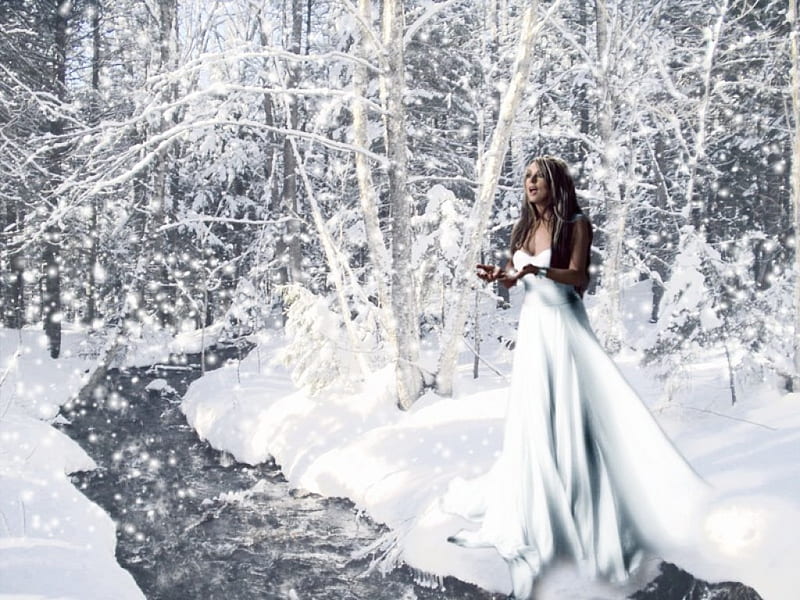 A Winter's Day With Sarah, Sarah Brightmn, Singer, Classical Music, Opera, HD wallpaper