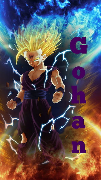 Gohan, dragonball, super saiyan, HD phone wallpaper