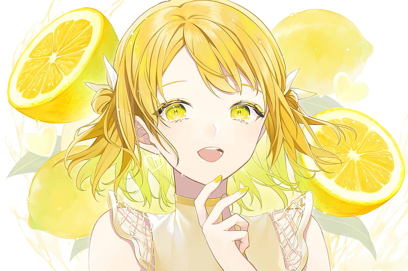 Premium Vector | Kawaii food cartoon of fresh lemon fruit vector icon of  cute japanese anime manga sticker style