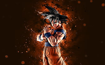 Son Goku Black orange neon lights, DBZ, Dragon Ball Z, Son Goku DBZ, Son  Goku, HD wallpaper | Peakpx