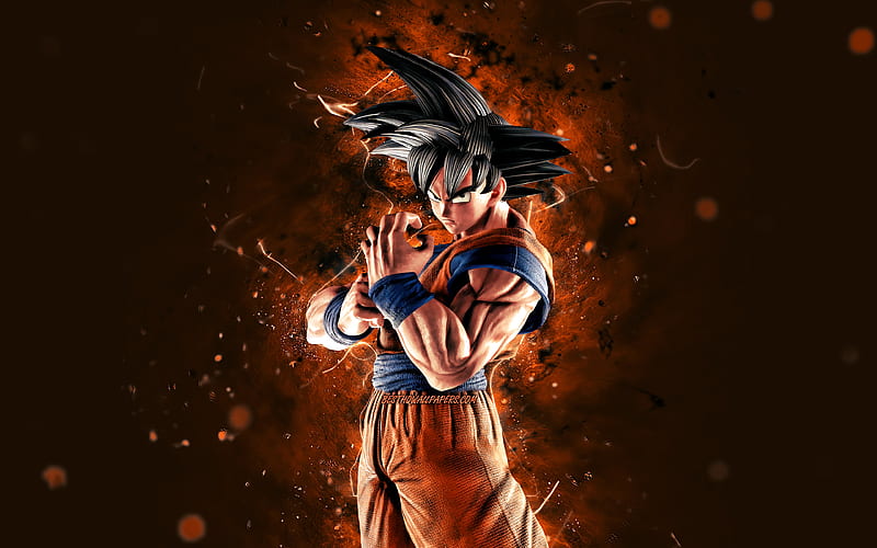 Goku Anime Boy Dark Art Black Background 4K HD Dragon Ball Wallpapers, HD  Wallpapers