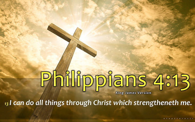 Philippians 4:13, Christian, scripture background, bible verse, Jesus,  holy, HD wallpaper | Peakpx