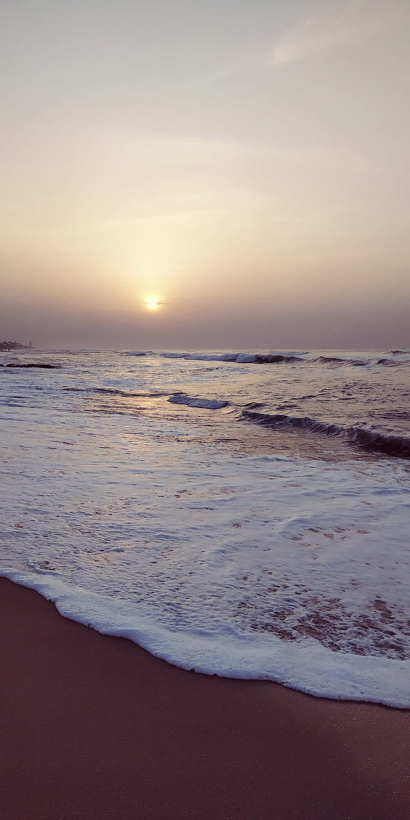 Beach sunset, beaches, vizag, HD phone wallpaper