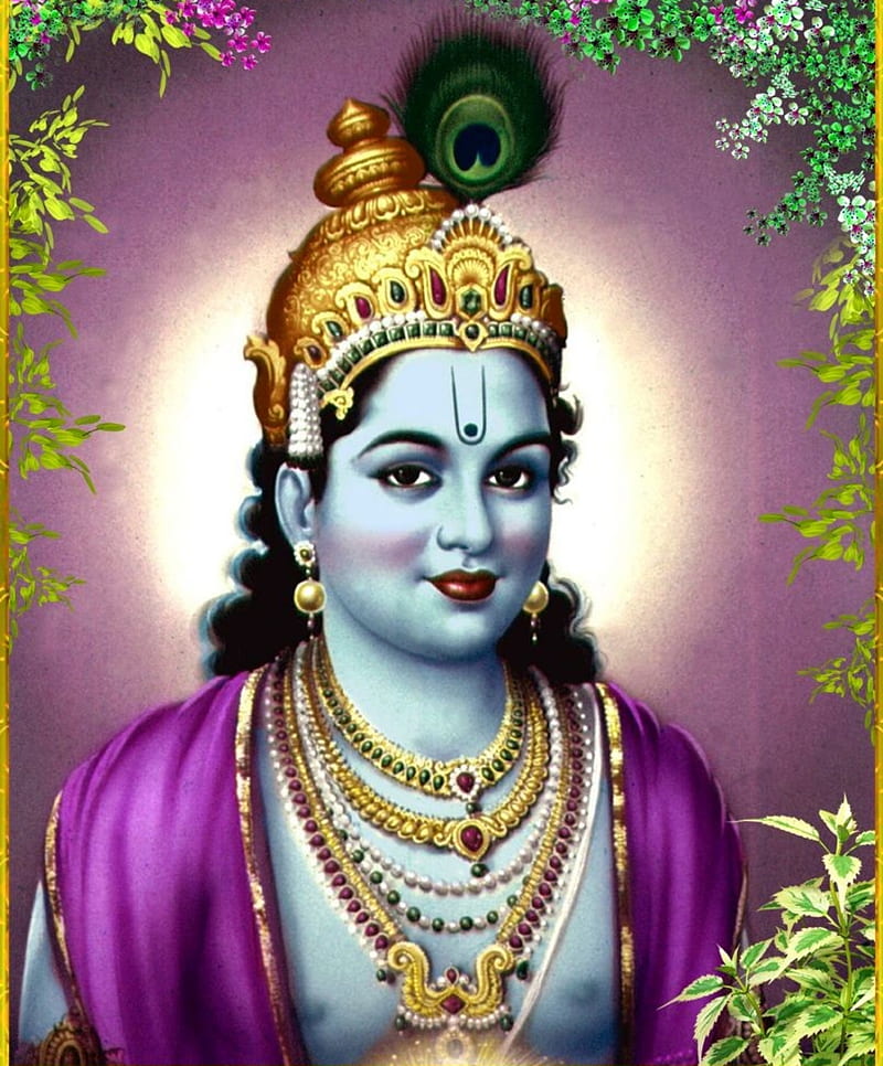 SRI Krishna, hindu, god, HD phone wallpaper