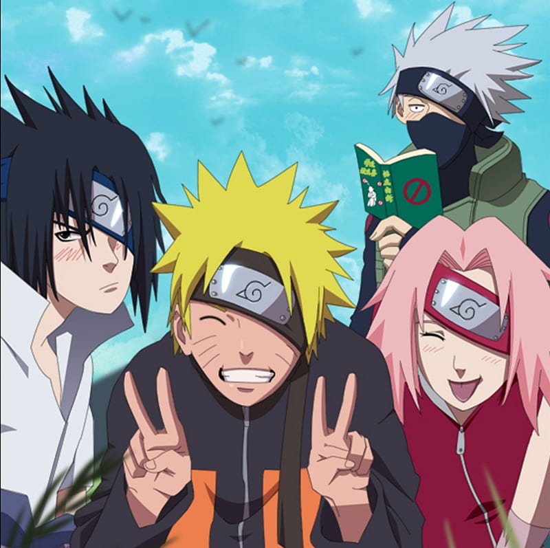 We Are Kakashi, sakura, naruto, sasuke, kakashi, HD wallpaper