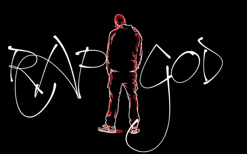 Neon Rap God, Eminem, Hip Hop, Rap God, Rap, HD wallpaper | Peakpx