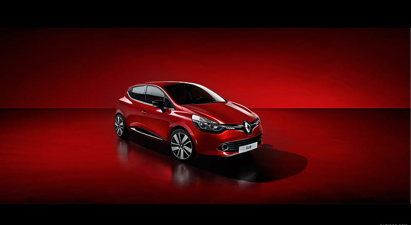 2013 Renault Clio Flame Red , car, HD wallpaper