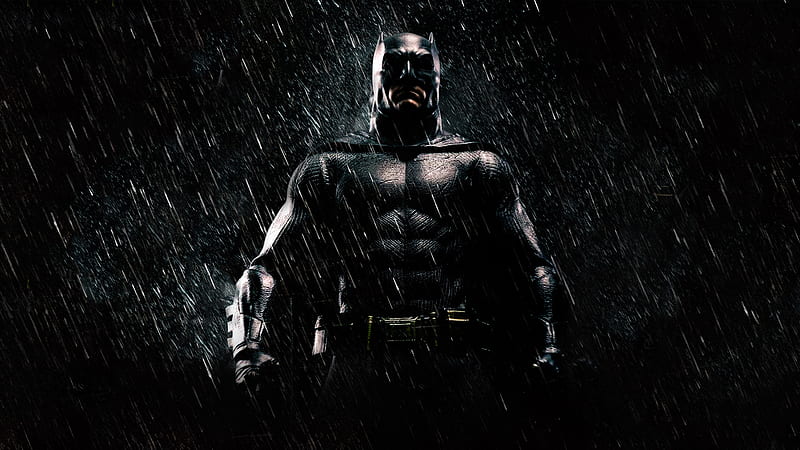 Batman In The Rain, batman, artwork, artist, digital-art, HD wallpaper