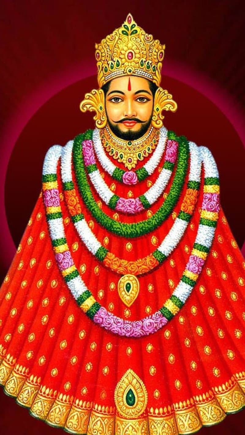 Khatu Shyam Baba, Pink Background, lord khatushyamji, god, HD phone wallpaper
