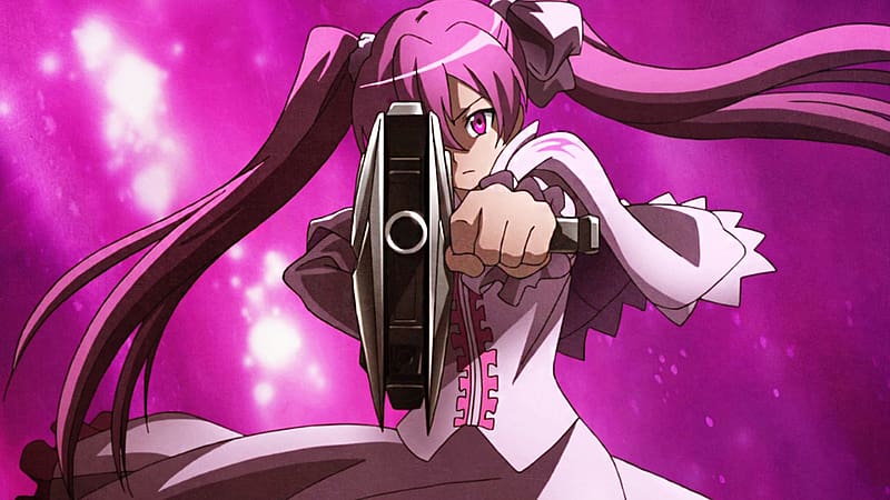 The anime character mine from akame ga kill barefoot