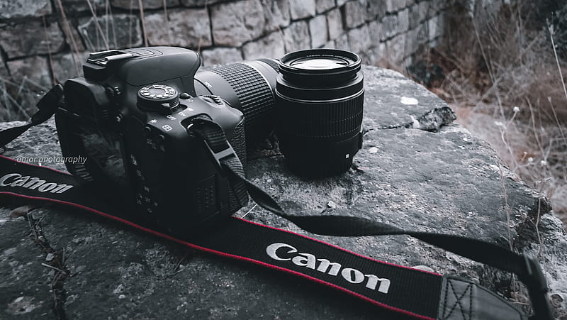 Camera canon, 700d, blavck, digital, lens, graphey, HD wallpaper