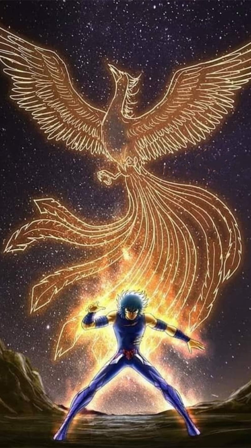 Phoenix Saint Seiya, fictional character, art, HD phone wallpaper