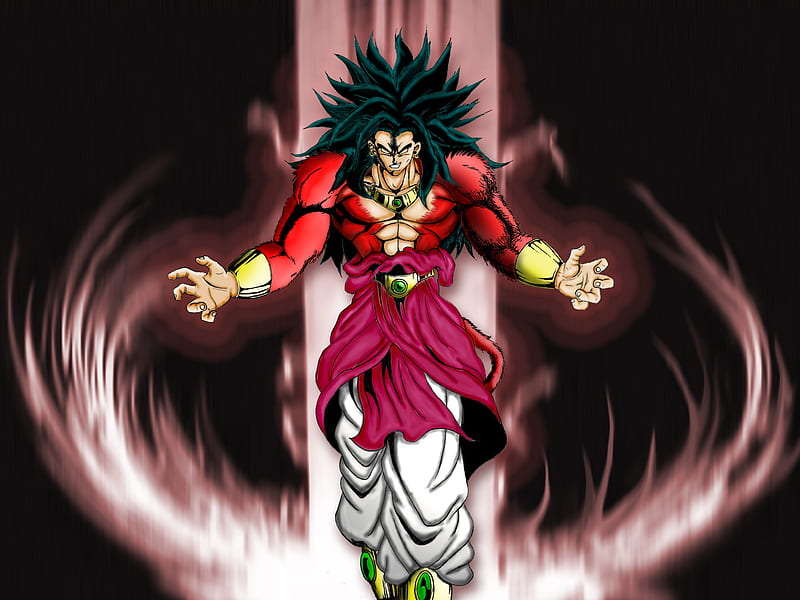 Dragon Ball Power Broly Super Saiyan Papel Colorido 2322729502