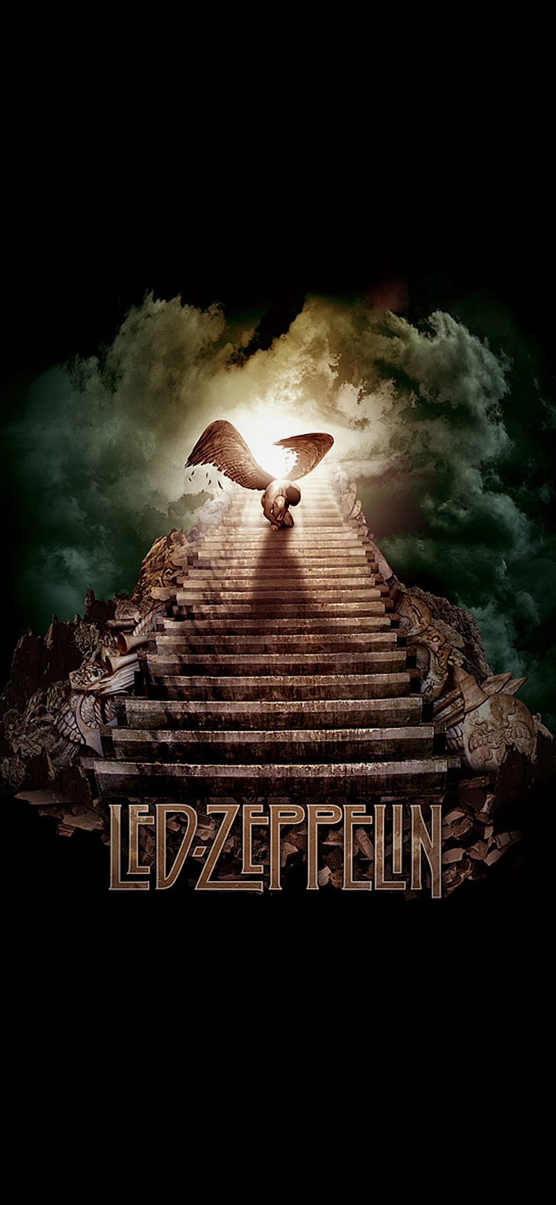 Led Zeppelin, cd cover, music, starways from heaven, HD phone wallpaper