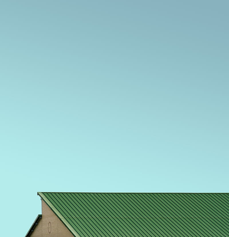 green house roof under blue sky, HD phone wallpaper