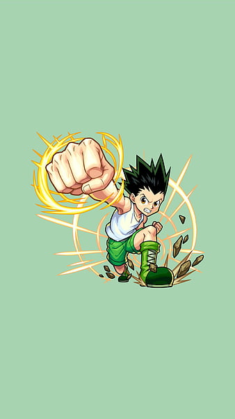 Another wallpaper for the iPhone 11 OC  Transformed Gon  rHunterXHunter