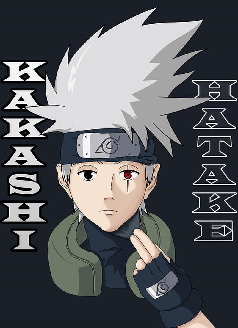 Kakashi kid face, anime, manga, naruto, sensei, teacher, HD phone wallpaper