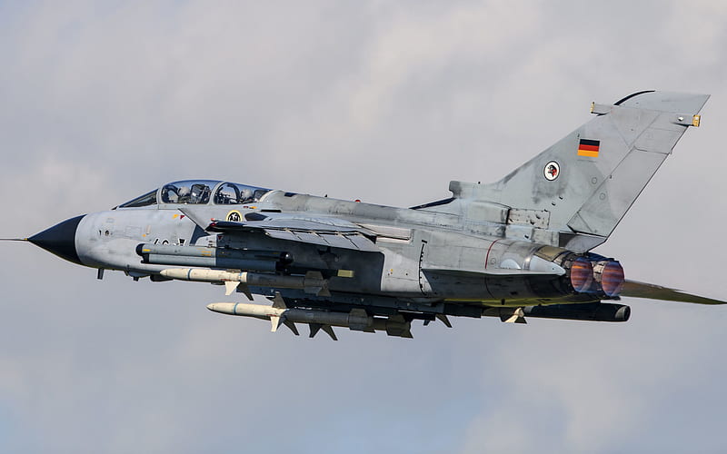 Panavia Tornado, fighter-bomber, German Air Force, Luftwaffe, Bundeswehr, german military aircraft, HD wallpaper