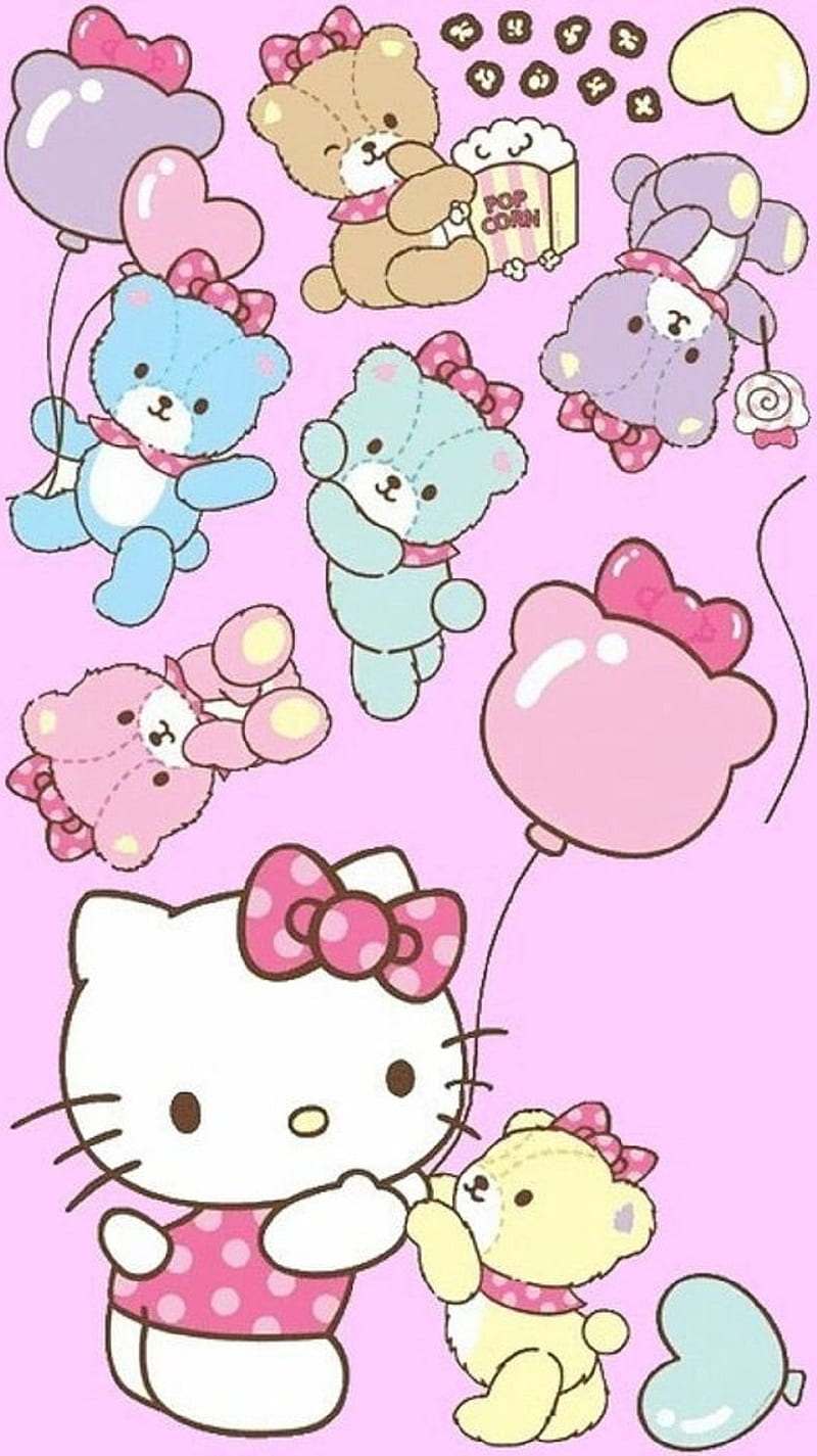 Hello Kitty, cartoon, HD phone wallpaper