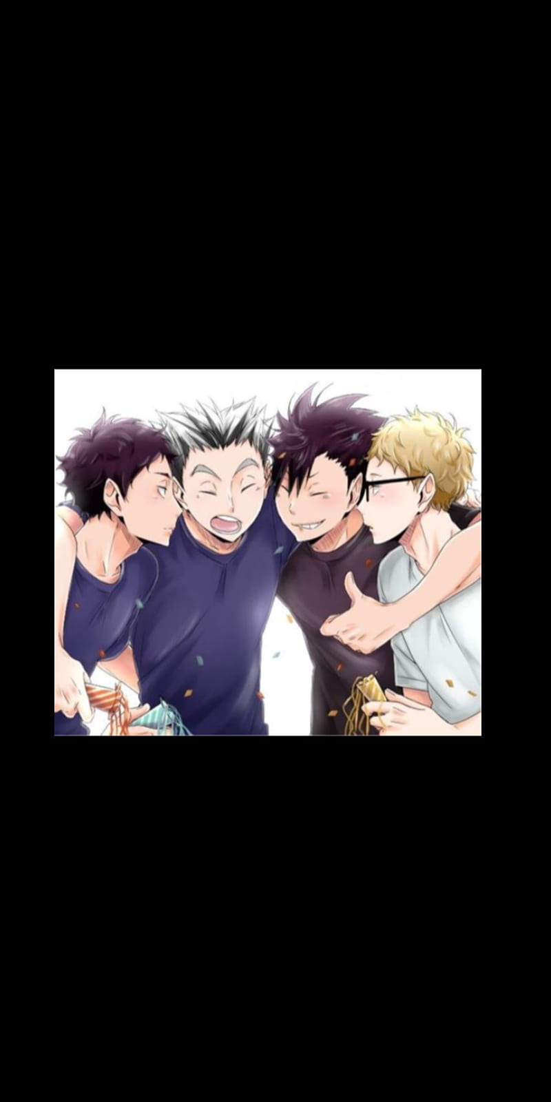 The haikyuu bros, akaashi, akashi, anime, bokuto, haikyuu, kuroo, tsuki, tsukishima, HD phone wallpaper
