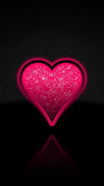 HD black and red heart wallpapers | Peakpx