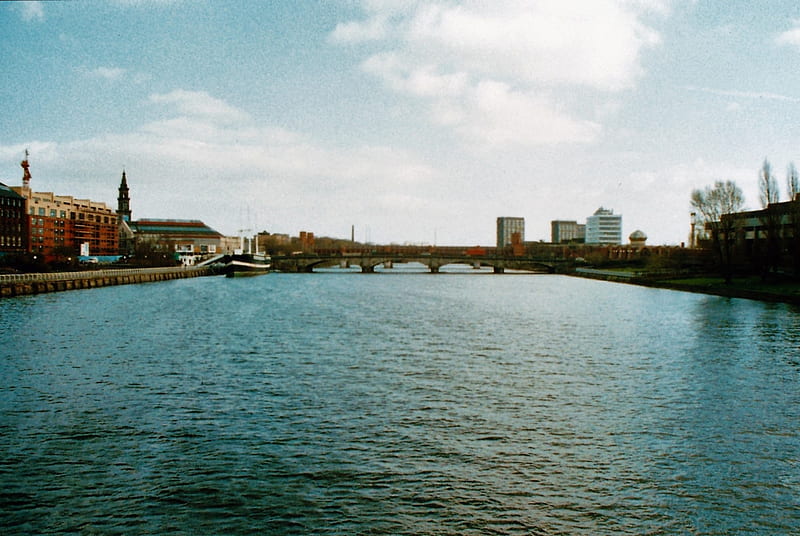 River Clyde - Glasgow - Scotland (March 1990), Scottish Rivers, Scotland, Glasgow, River Clyde, HD wallpaper