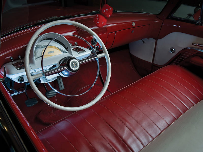 Mercury Monterey Convertible 1953, interior, convertible, monterey, 1953, mercury, HD wallpaper