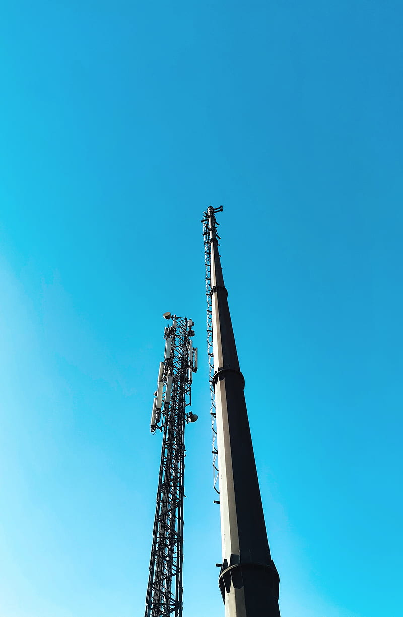 low angle view of tower, HD phone wallpaper