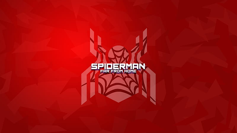 Spider-Man Far From Home Low Poly, HD wallpaper