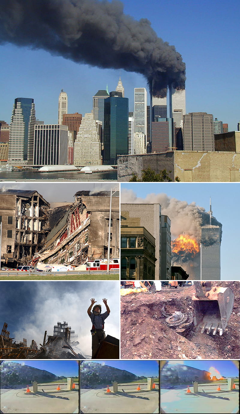 9 11 collage, 9/11, 911, september 11, HD phone wallpaper
